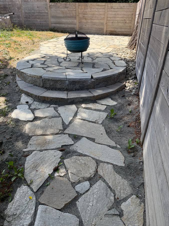 Landscaping project completed by JD's Landscaping Services LLC