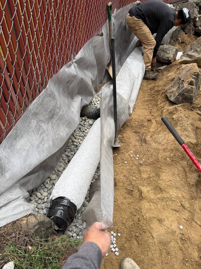 Outdoor cleaning and maintenance work